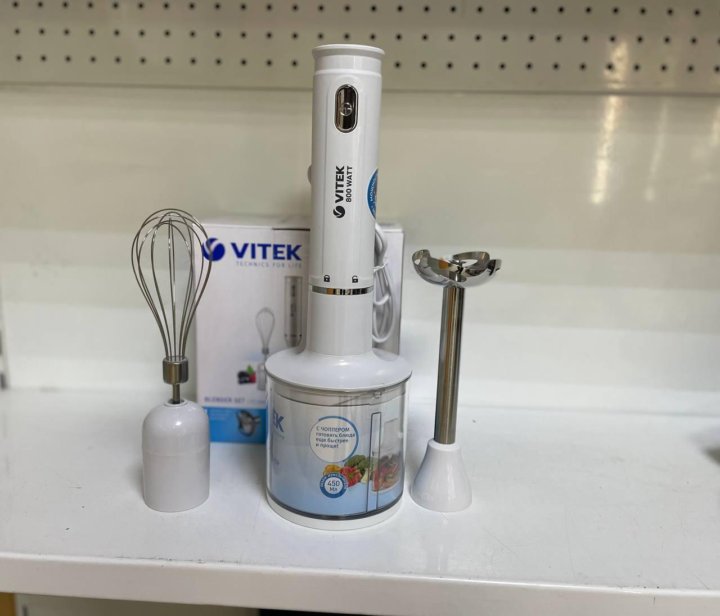 Погружной блендер vitek vt 3407 белый