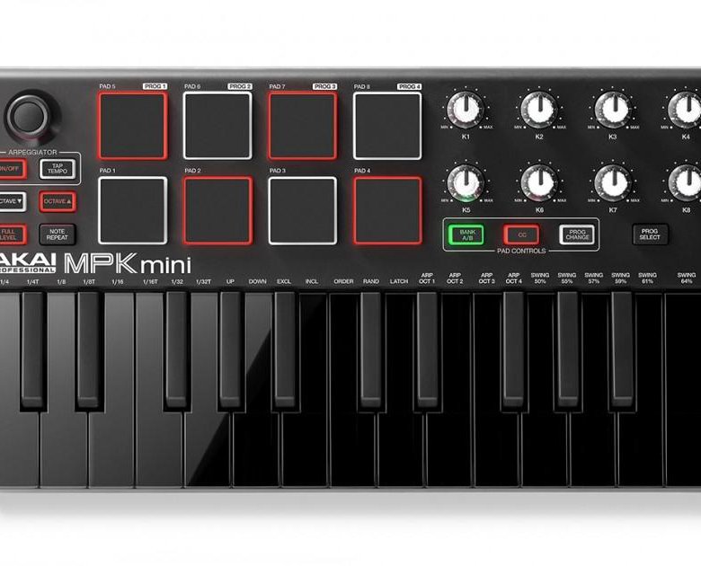 AKAI MPK MINI 2 BLACK USB Миди клавиатура – купить в Новосибирске, цена ...