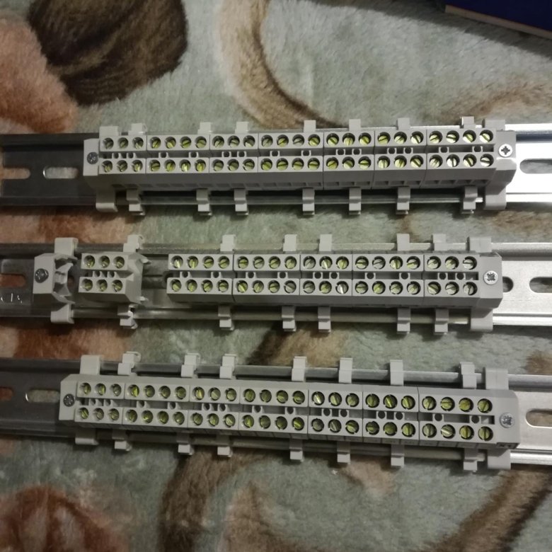 Клеммники на DIN рейку. – купить в Санкт-Петербурге, цена 300 руб ...