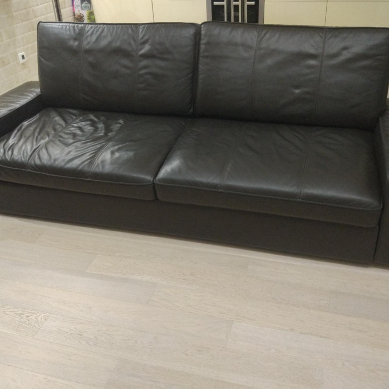 Диван из натуральной кожи икея – купить, цена 36 000 руб., продано 30 ...