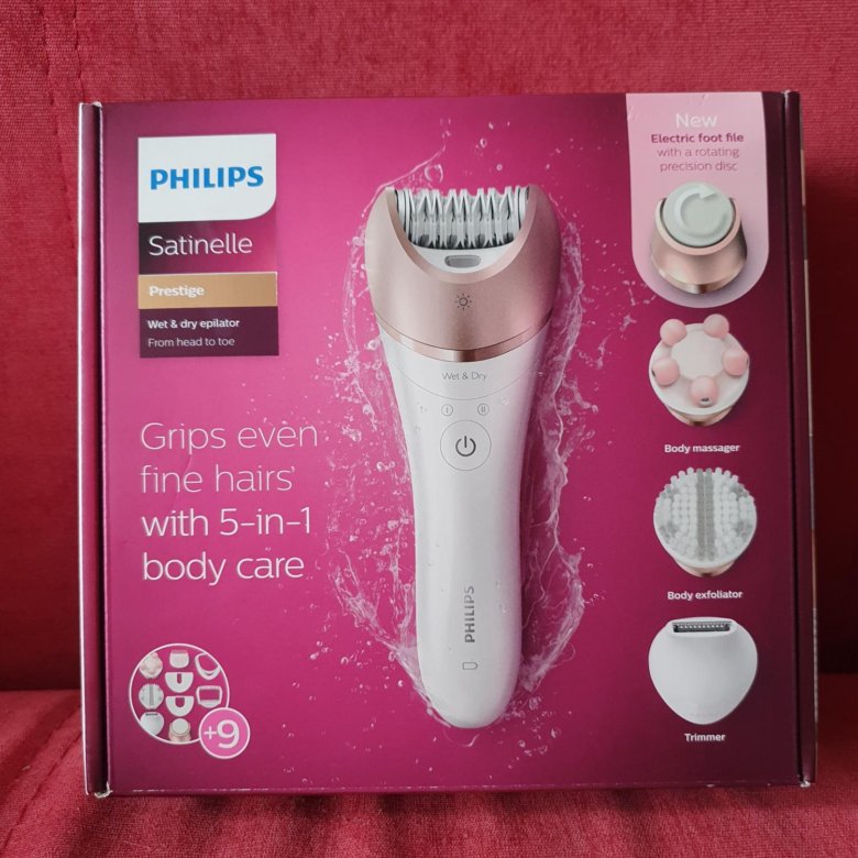 Эпилятор philips satinelle