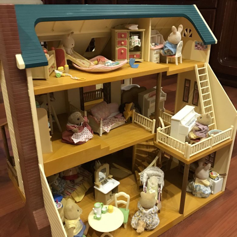 Дом sylvanian families дом с мансардой