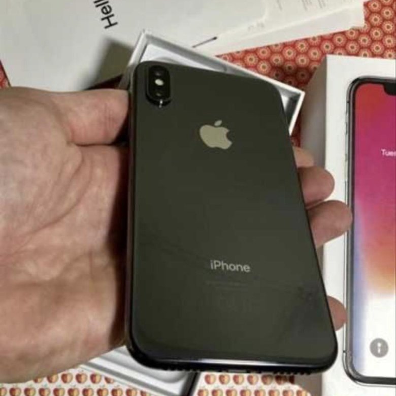 Iphone x черный