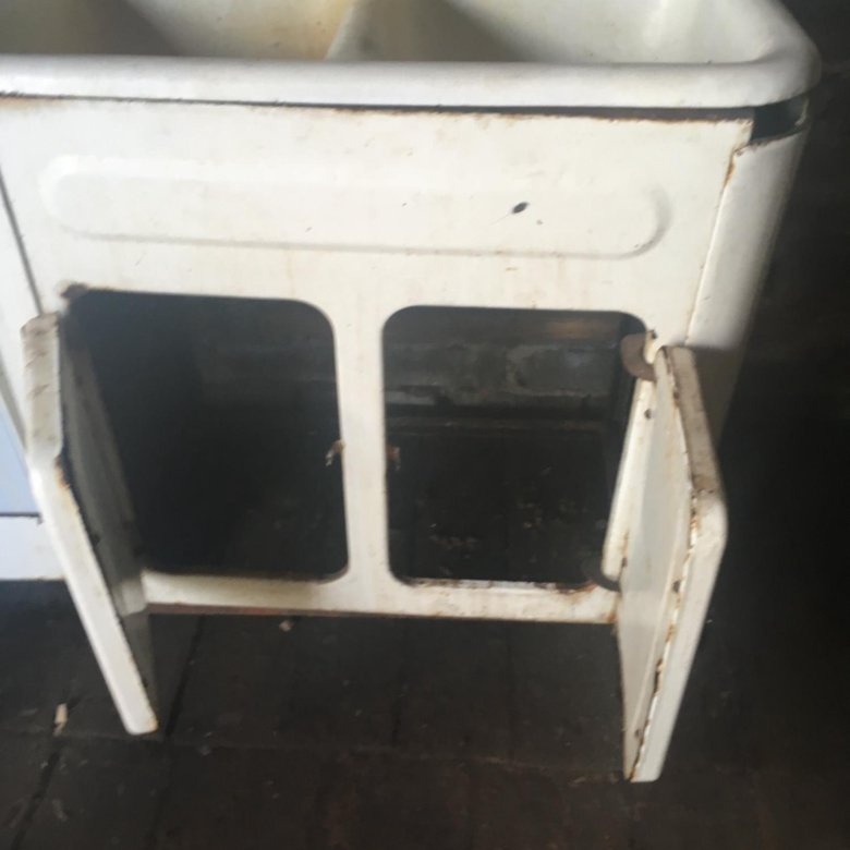 Чугунная раковина с тумбой-железо эмаль 50г – купить в Москве, цена 1 ...