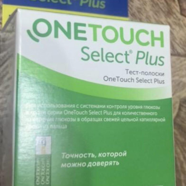 Тест полоски one touch select plus 50