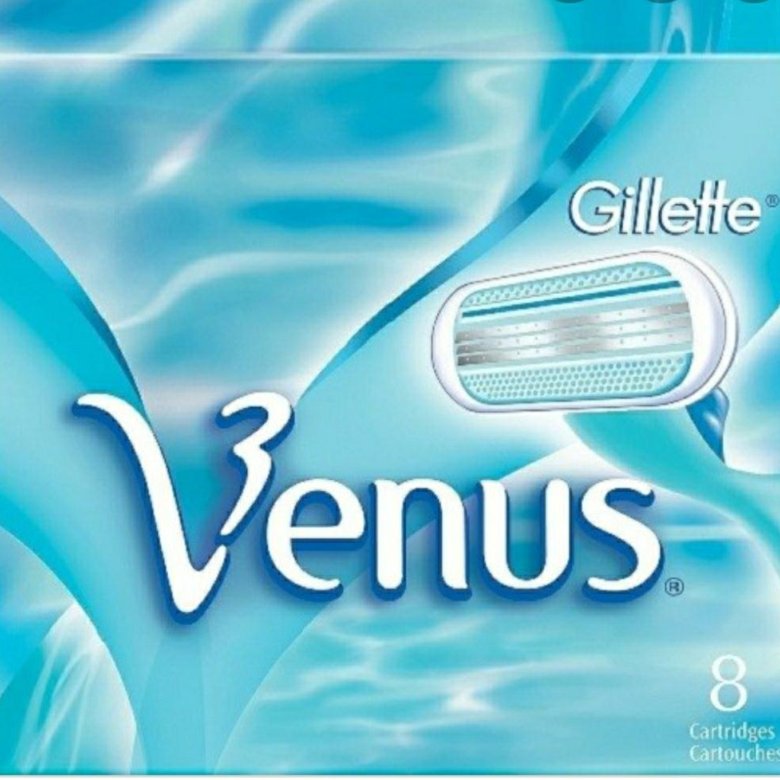 Gillette venus сменные кассеты для бритья 3 лезвия 4шт