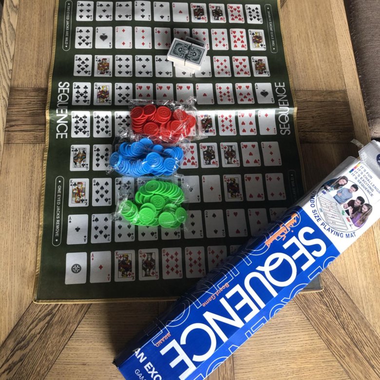 Настольная игра сиквенс sequence jumbo – купить в Москве, цена 2 500 ...