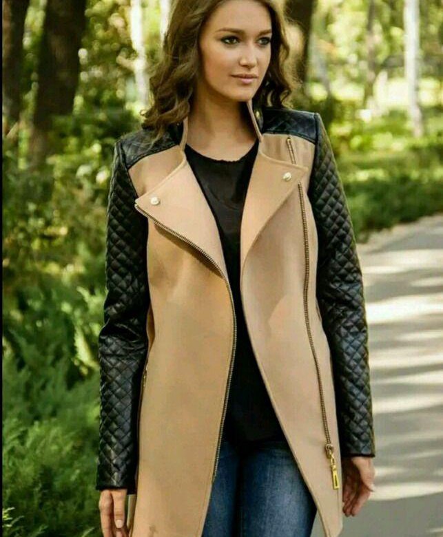 Пальто кожаные на женщин