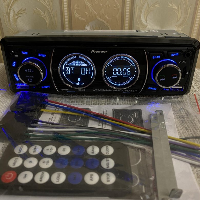Магнитола Pioneer с блютузом AUX USB новая 60вт – купить в Москве, цена ...
