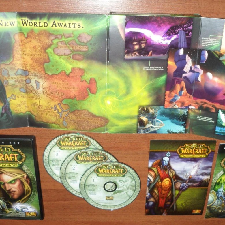 Игра книга 3. Wow Burning Crusade Collector's Edition. Компьютерная игра книга 2.