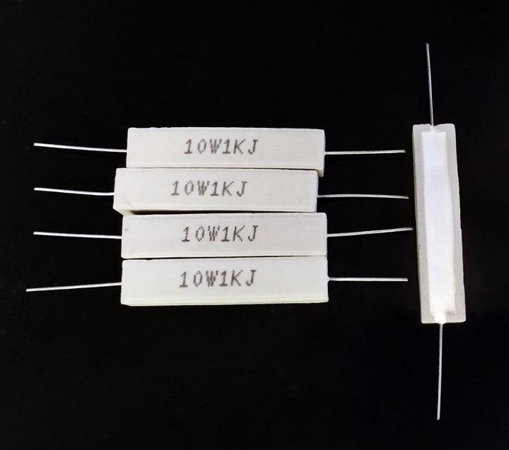 Резистор керамический цементный 10W 1K om – купить в Москве, цена 20 ...