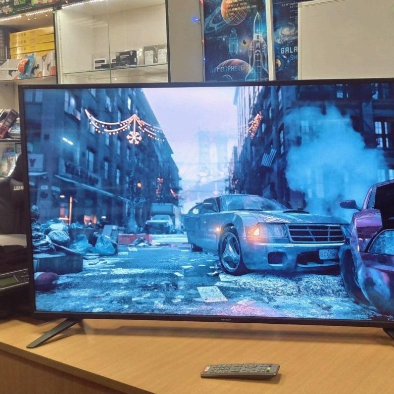 Sharp LC-49/4k 49/Smart TV/Wi-Fi – купить в Новосибирске, цена 20 000 ...