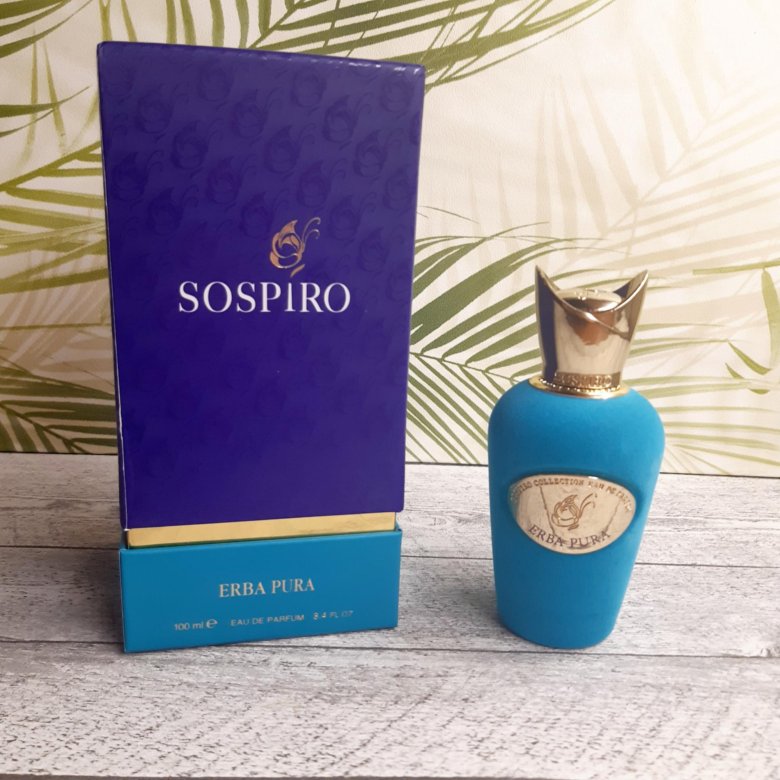 Erba pura perfume. Соспиро Пура. Соспиро Эрба Пура. Sospiro erba Pura 20 мл. Соспиро Эрба Пура Ноты.