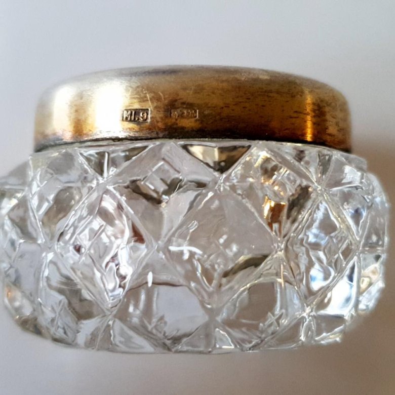 солонка хрустальная