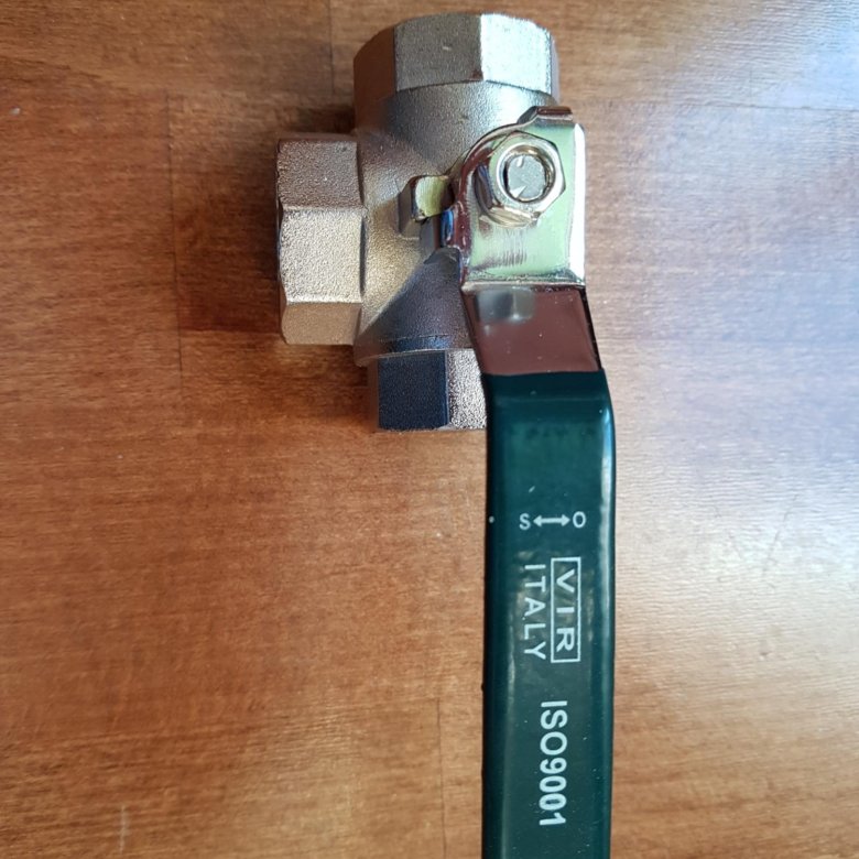 Кран шаровый трехходовый новый 1 дюйм – купить в Москве, цена 590 руб ...