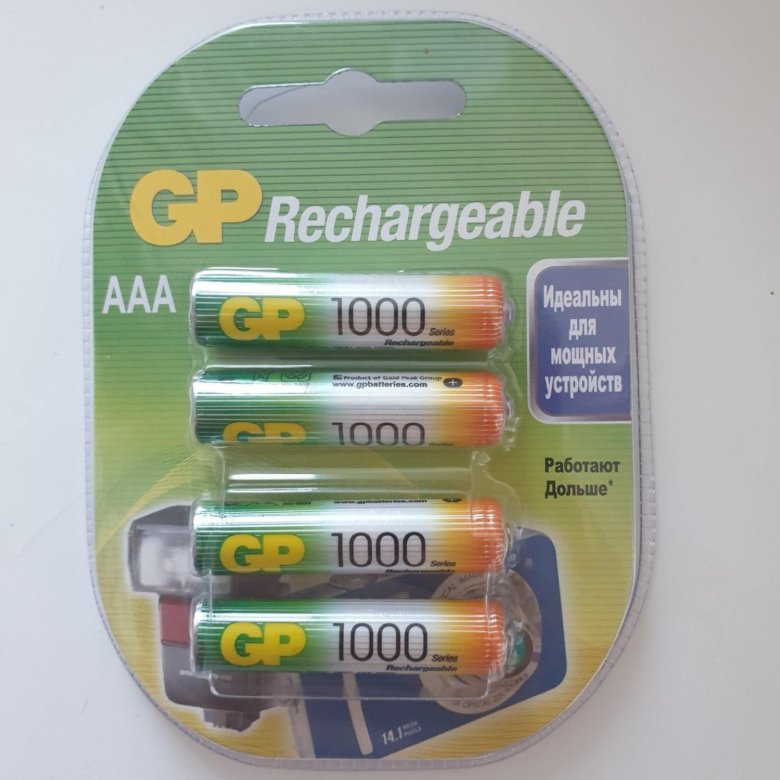 Аккумулятор GP AAA 1000mah.