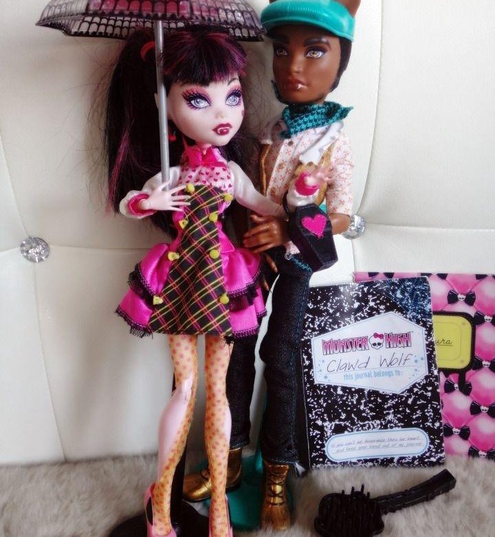 Клод Вульф и Дракулаура Monster high – купить в Москве, цена 8 000 руб ...