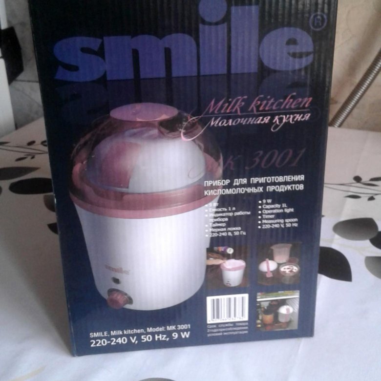 Йогуртница Smile MK 3001 – купить в Москве, цена 499 руб., дата ...