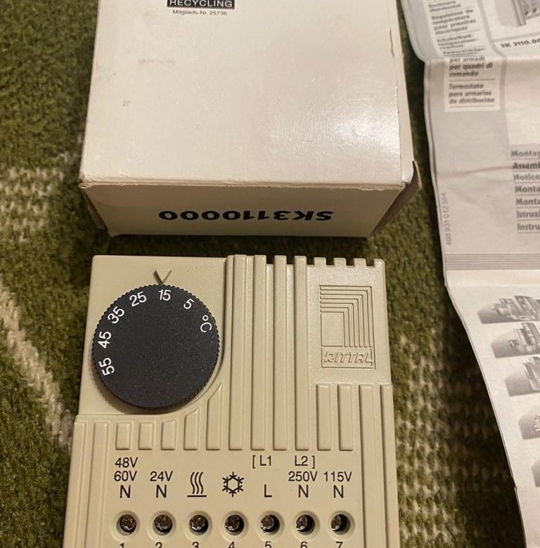 Регулятор температуры термостат rittal SK3110000 – купить в Москве ...