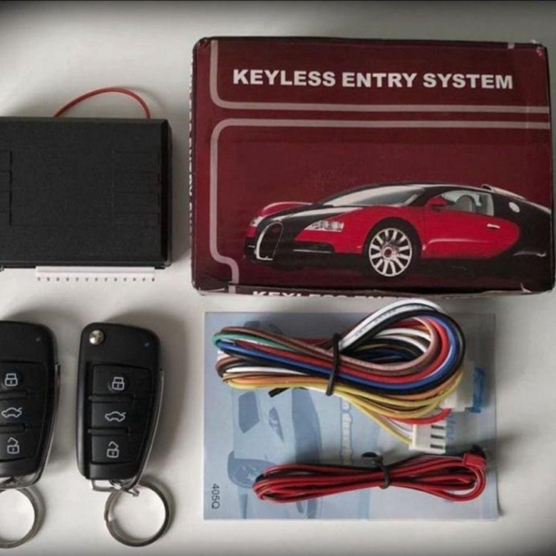 установка центрального замка keyless entry system