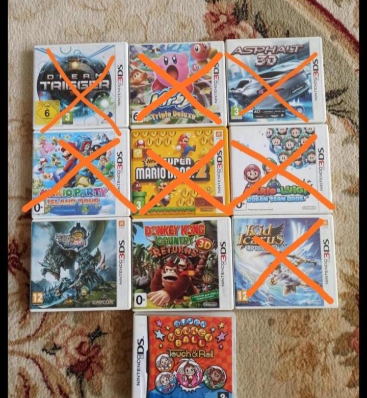 Три Игры на Nintendo 3 ds – купить в Москве, цена 3 000 руб., истекает ...