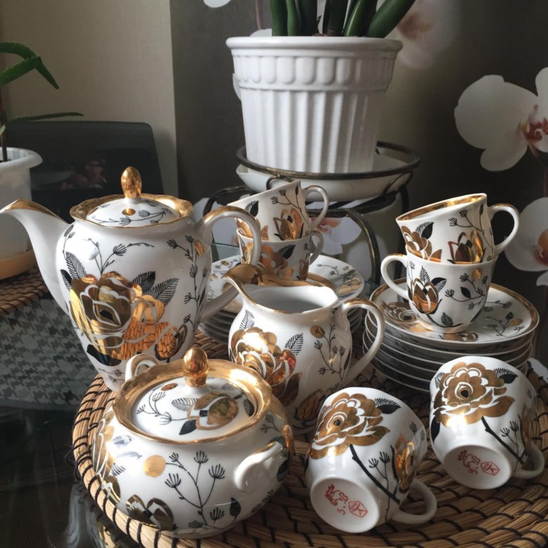 Кофейный сервиз Вербилки СССР – купить в Москве, цена 7 500 руб., дата ...