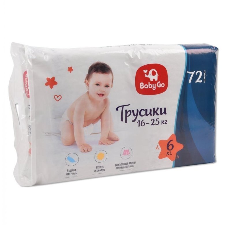 Подгузники трусики 6 Ozon