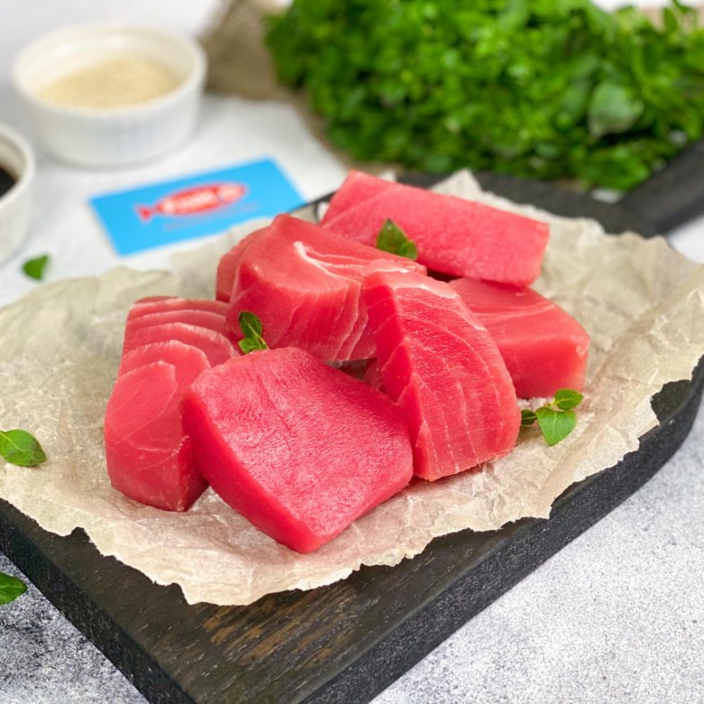 Филе тунца желтоперого свежемороженое (500 г) – купить в Москве, цена ...