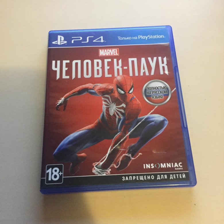 Купить Диск Человек Паук Ps4