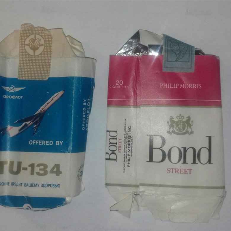 Сигареты ту 134 купить. Сигареты ту-134 СССР. Tu 134 сигареты. Bond Street (марка сигарет). Бонд в мягкой пачке 90х.