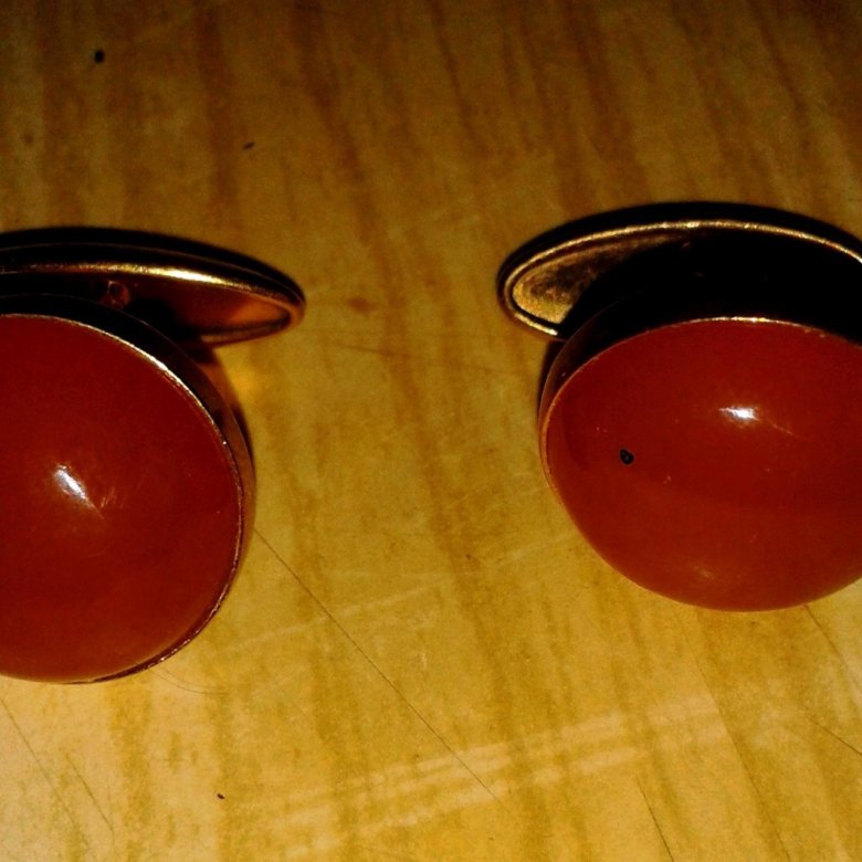 Янтарные запонки СССР. Латунь. Натуральный янтарь – купить в Москве ...