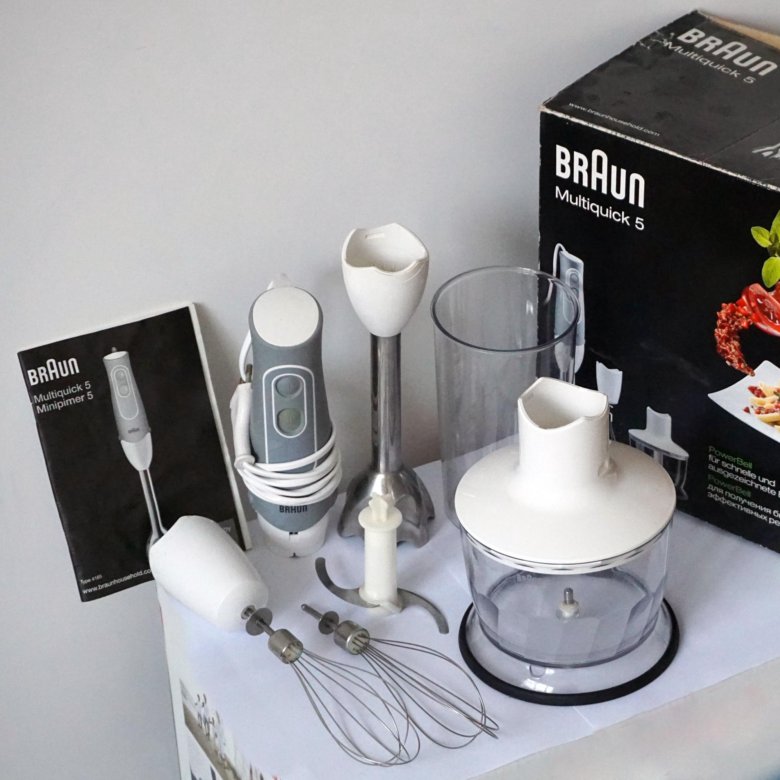 Блендер/измельчитель Braun Multiquick 5 (мод 4165) – купить в Москве ...
