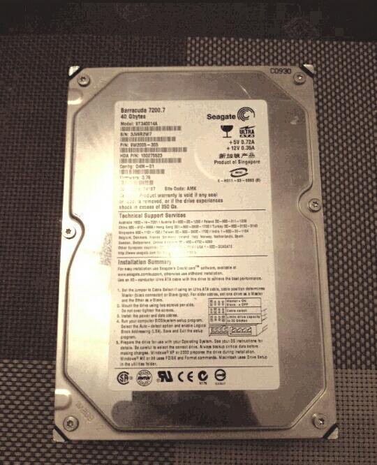 HDD Жесткий диск 40Гб (не для ноутбука) – купить в Москве, цена 400 руб ...