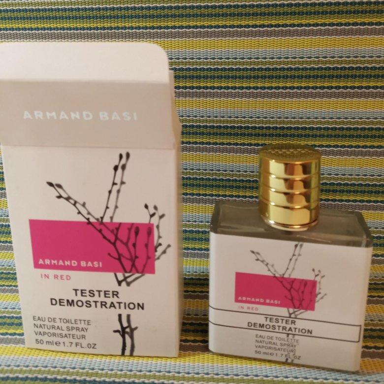 Armand basi тестер. In red 50 edp armand basi.