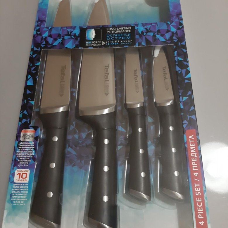 Набор ножей Tefal Ice Force – купить в Москве, цена 3 500 руб., продано ...