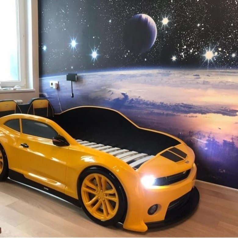 Кровать машина объемная 3d evo camaro