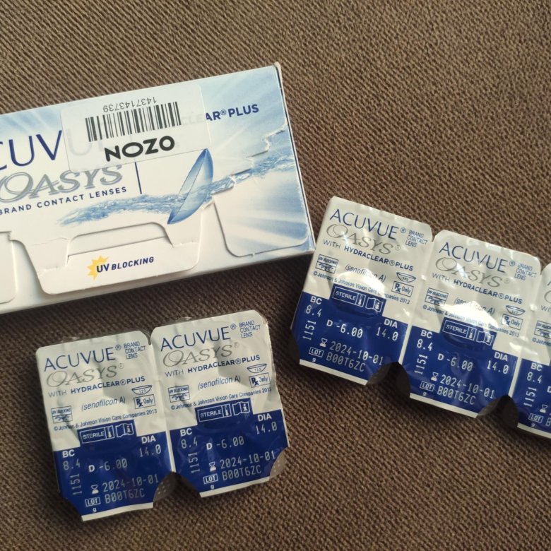 Линзы acuvue oasys 6