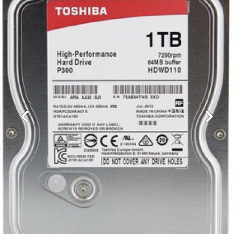 1 Тб Toshiba Купить