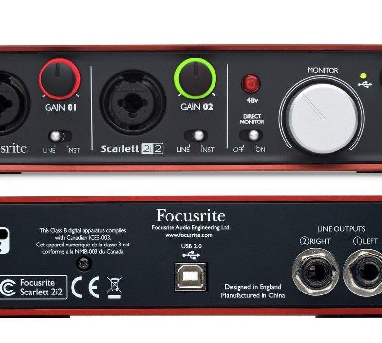Focusrite 2i2 3rd. Сравнить behringer umc204hd и focusrite scarlett 2i4 2nd gen по габаритам.