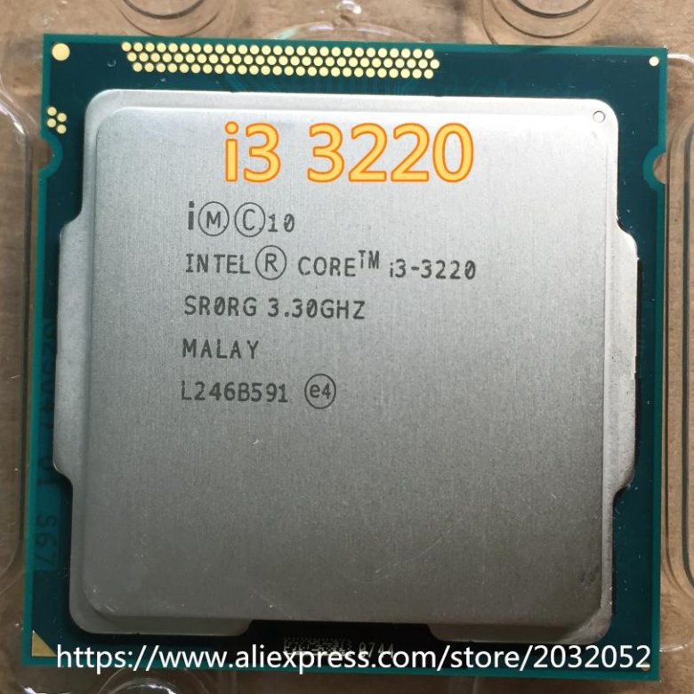 I3 3220 распайка с обратной стороны Процессор i3 3220 на 1155 сокет - купить в Шахтах, цена 900 руб., продано 4 июня