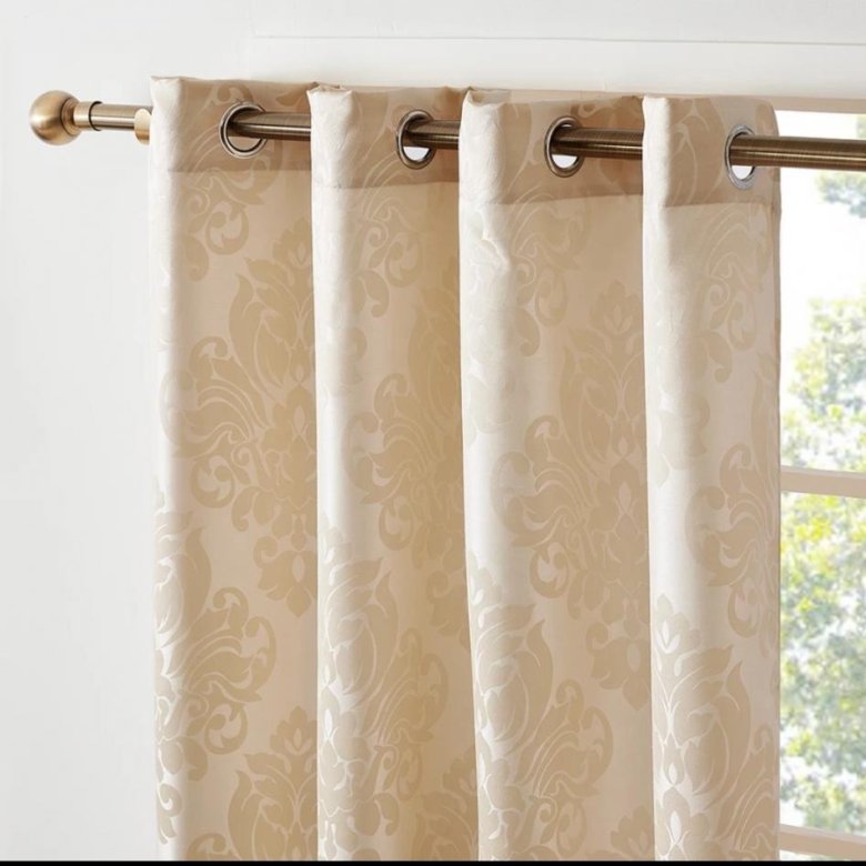 Шторы и гардины. Карниз 16мм виста 1 ряд, наконечники, золото матовое 2. Карнизы бленда "листея". Люверс для штор. Гардин м.