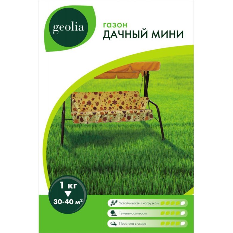 Семена газона Geolia Дачный мини 1 кг – купить, цена 555 руб., дата ...