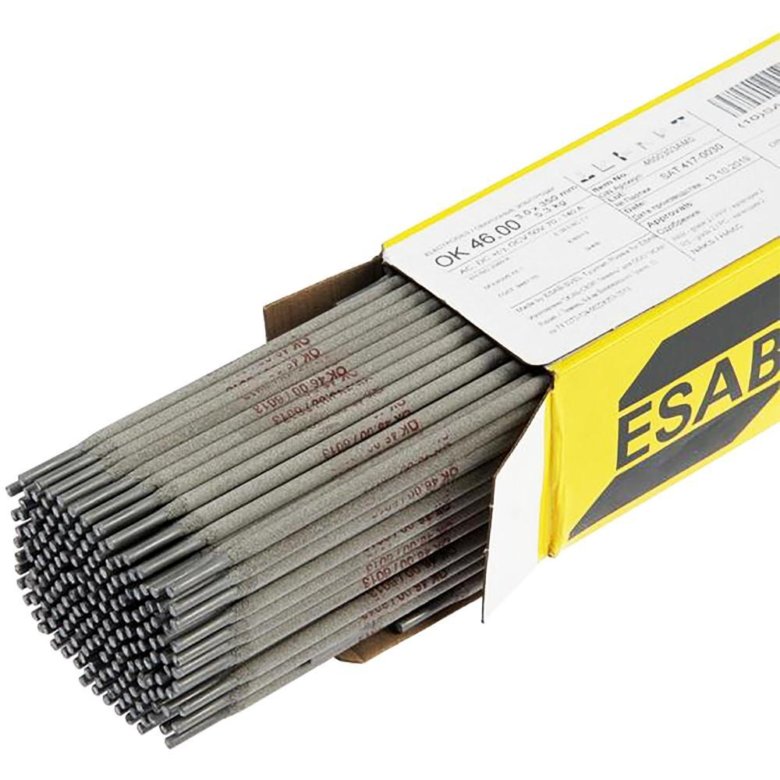 Электроды Esab ОК 46 3х350 мм, 5.3 кг – купить в Москве, цена 1 171 руб ...
