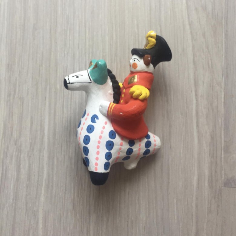 Дымковская игрушка-свистулька «Чудо чудное»