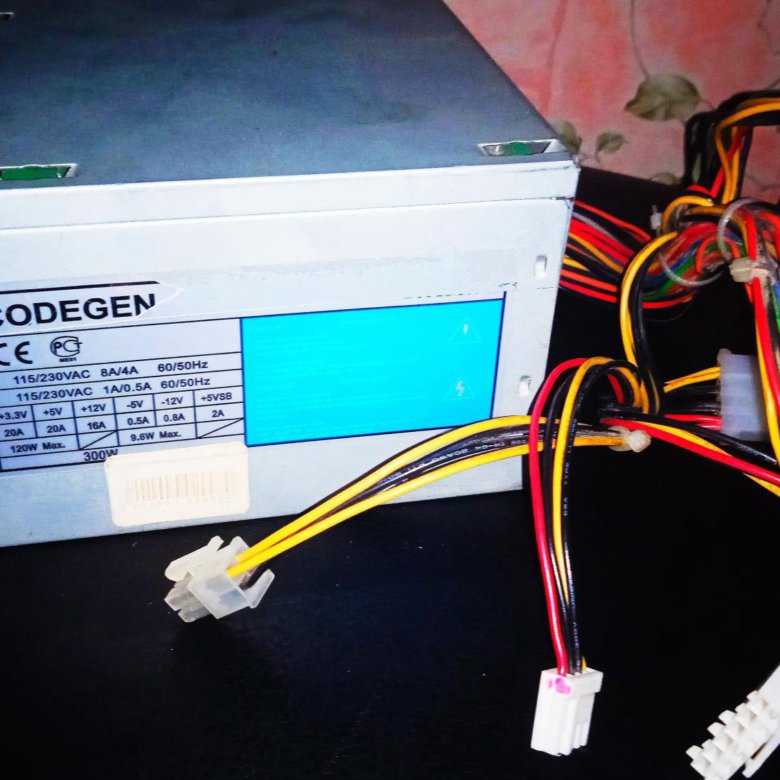 Блок питания компьютера codegen 300 х1 схема Блок питания Codegen 300w - купить в Нижнем Тагиле, цена 500 руб., дата размещен