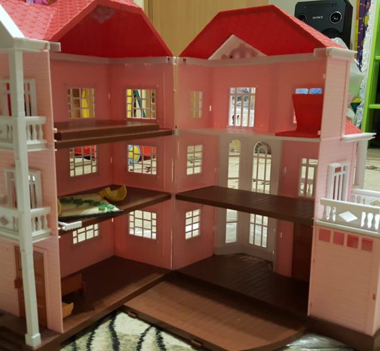 Дом Anbeiya family+мебель+семейка – купить в Москве, цена 4 500 руб.,  продано 25 ноября 2021 – Игрушки и игры