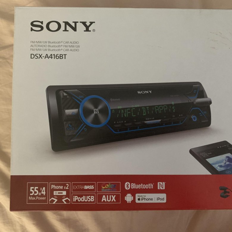 sony dsx a416bt обзор