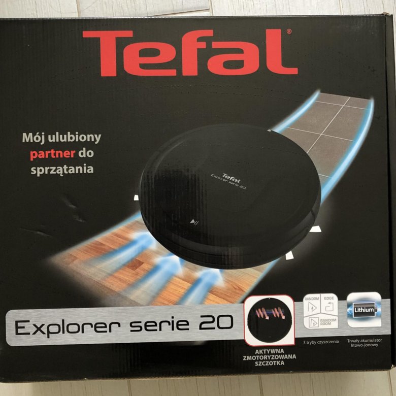 Робот пылесос tefal explorer serie 20