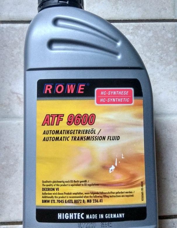 Rowe atf. Трансмиссионное масло Rowe Hightec ATF CVT. Масло автомат Rowe. Масло АКПП Rowe 25060005099. Hightec ATF 9600 (Dextron vi).