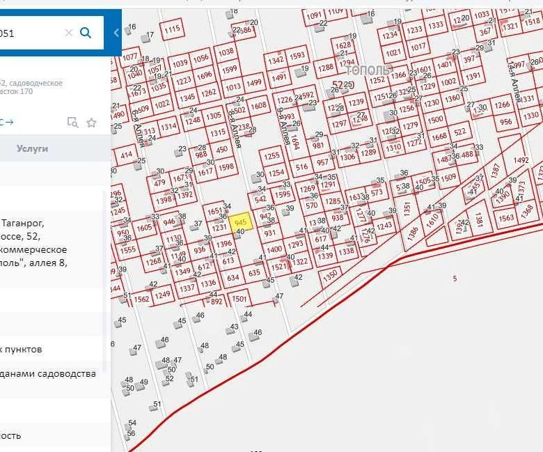 Снт тополь таганрог кадастровая карта